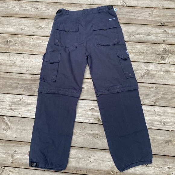 Vintage 90s Abercrombie & Fitch Paratroop Military Cargo Pants Size 32 - Picture 2 of 7